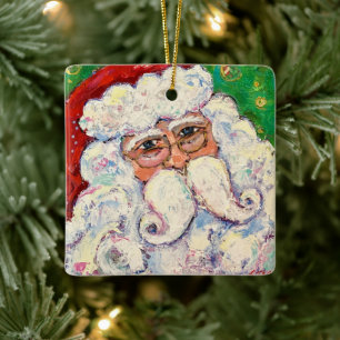 En Céramique Ornement du Père Noël