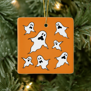 En Céramique Ornement Éffrayant d'Halloween Ghosts