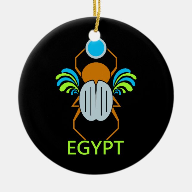 En Céramique Ornement EGYPTE (Devant)