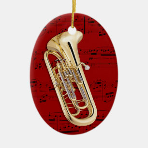 En Céramique Ornement - euphonium - sélectionnez votre couleur
