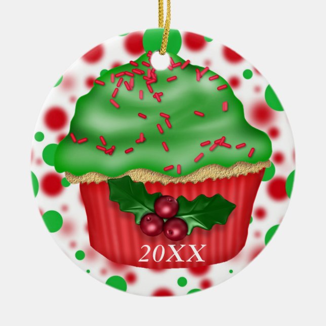 En Céramique Ornement FAIT SUR COMMANDE 2012 de PETIT GÂTEAU de (Devant)