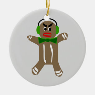 En Céramique Ornement fait sur commande de Noël de