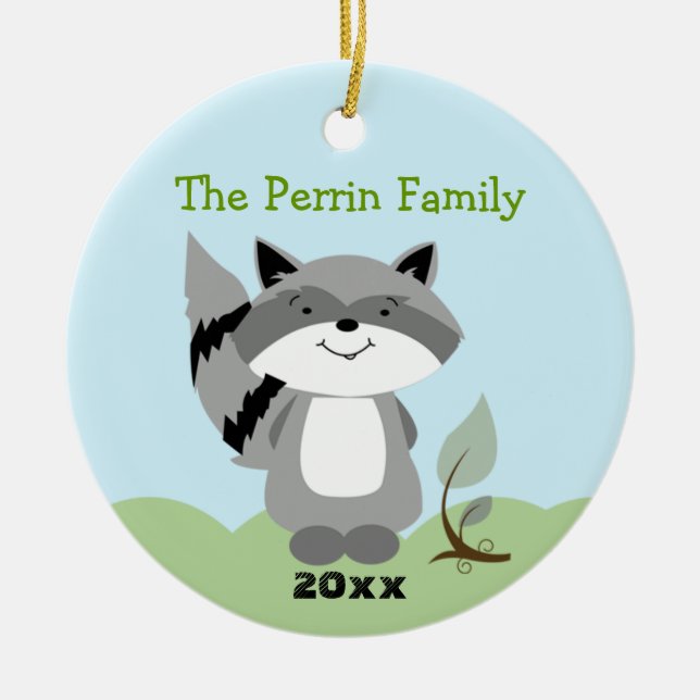 En Céramique Ornement fait sur commande de Noël de région (Devant)