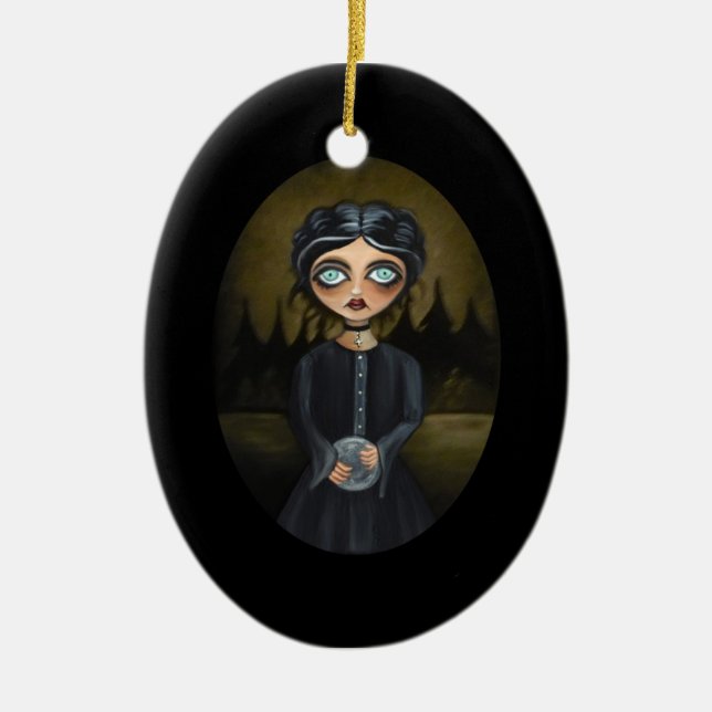 En Céramique Ornement gothique de Noël (Devant)