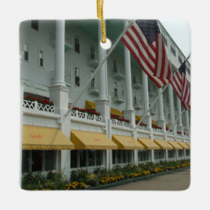 En Céramique Ornement grand d'hôtel d'île de Mackinac