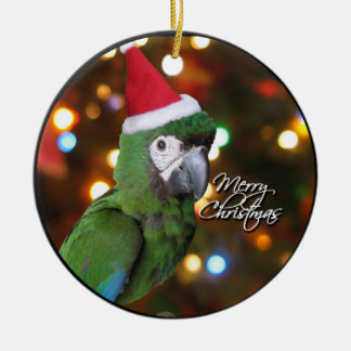 En Céramique Ornement grave de Noël d'ara de Père Noël