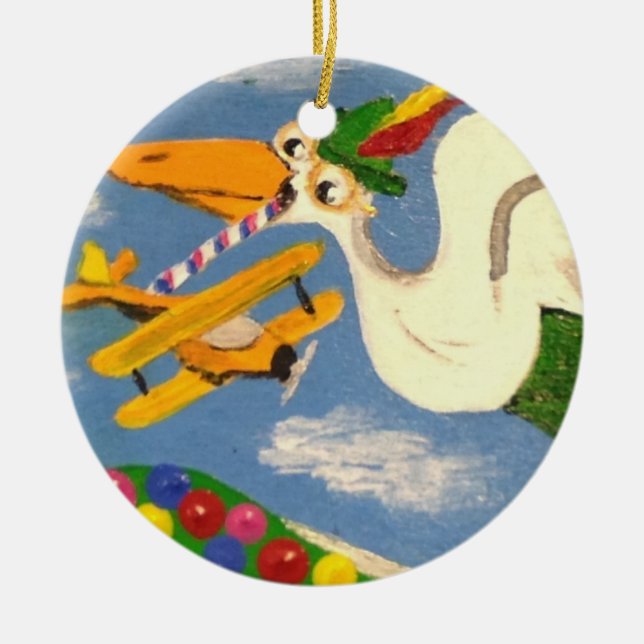 En Céramique Ornement las de Willie (Devant)