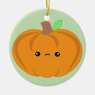 En Céramique Ornement mignon de citrouille de bébé