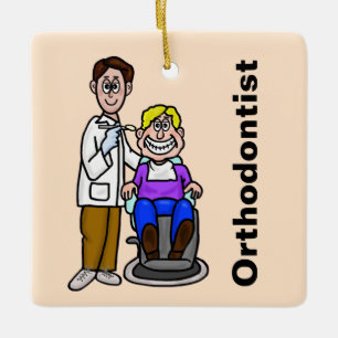 En Céramique Ornement orthodontiste