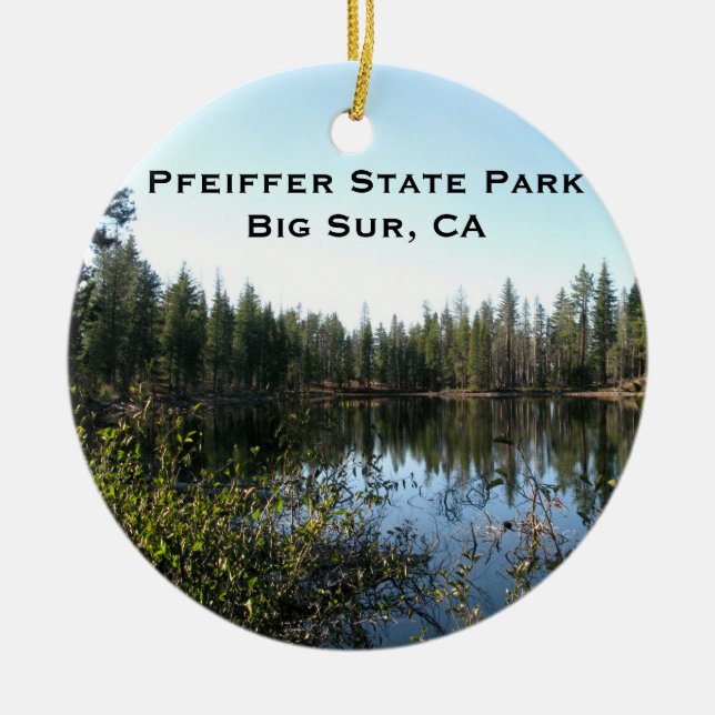 En Céramique Ornement paysager de la Californie du Nord (Devant)