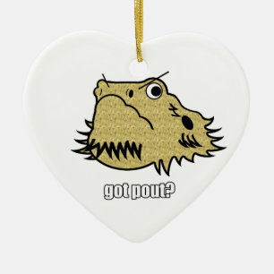 En Céramique Ornement pelucheux