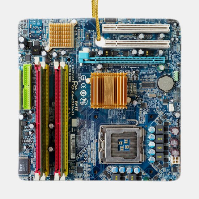 En Céramique Ornement personnalisé (Devant)