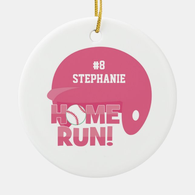 En Céramique Ornement personnalisé de casque de test maison du (Devant)