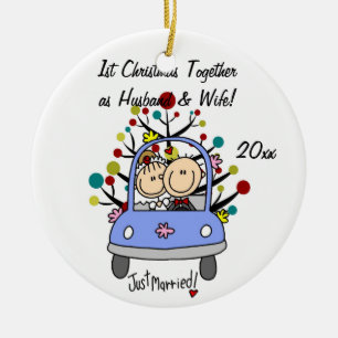 En Céramique Ornement personnalisé ęr par Noël de voiture de