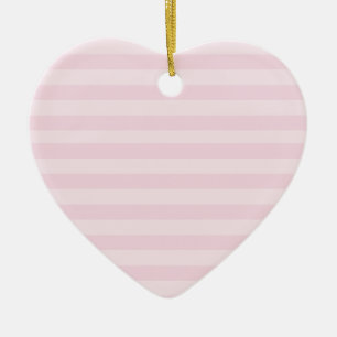 En Céramique Ornement rose de motif rayé