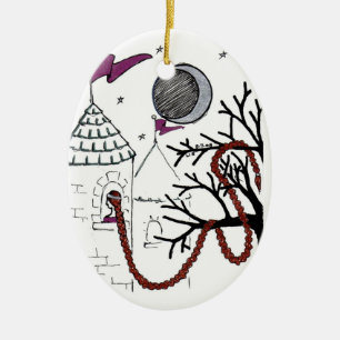 En Céramique Ornement très mauvais de jour des cheveux de