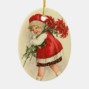 En Céramique Ornement victorien de Noël