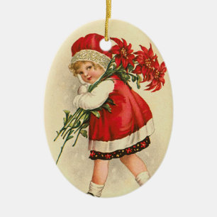 En Céramique Ornement victorien de Noël
