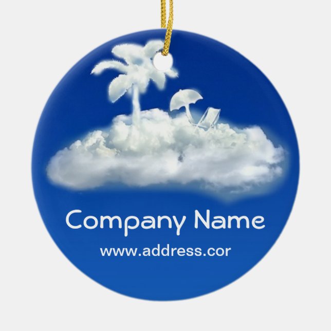 En Céramique ornement voyage (Devant)