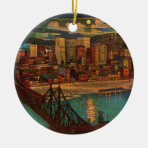 En Céramique Pittsburgh Par Ornement Lune