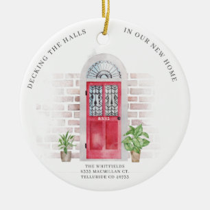 En Céramique Premier Noël Nouvelle Maison Familiale Décoration