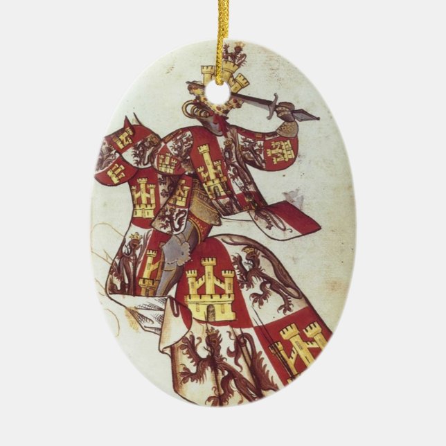 En Céramique Roi médiéval si ornement de Castille (Devant)