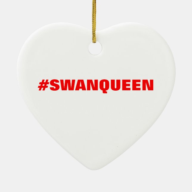 En Céramique #SWANQUEEN Ornement (Dos)