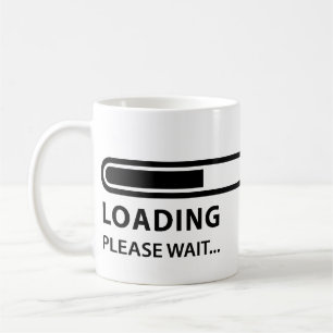 En chargeant svp attendez, progressez tasse de jeu