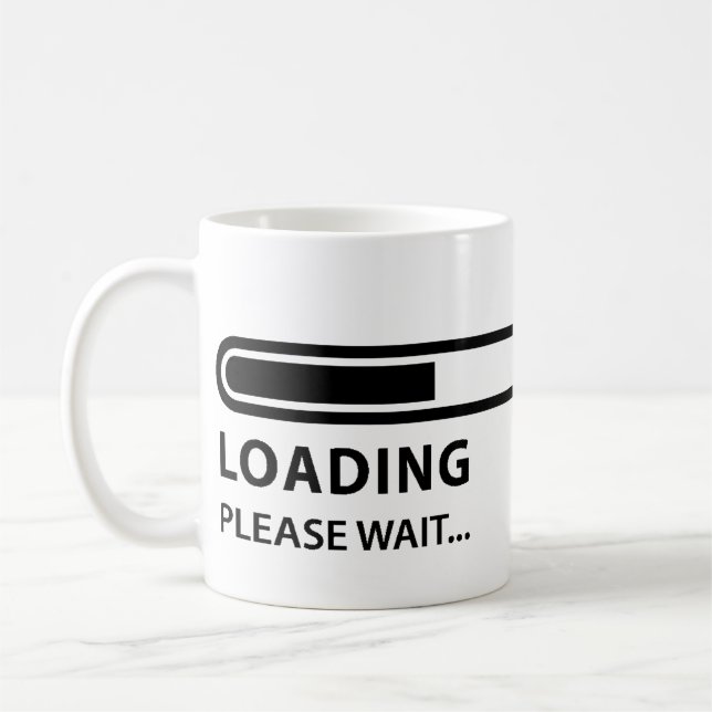 En chargeant svp attendez, progressez tasse de jeu (Gauche)