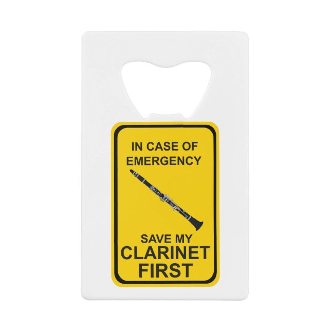 En Coque d'urgence Sauvez d'abord mon Clarinet (Devant)
