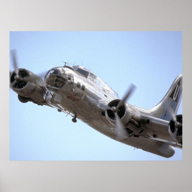 En Course -B17 Flying Fortress Poster (Devant)