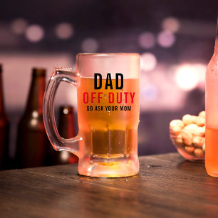 En dehors du service   Tasse de bière amusante pou