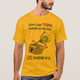 En dehors du T-shirt de boîte - lumière