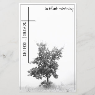 En deuil silencieux - arbre sur la prairie 2.0