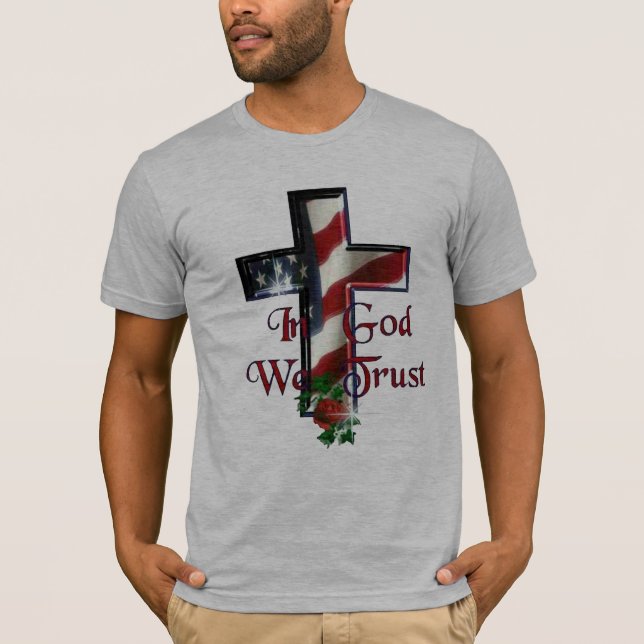 En Dieu nous faisons confiance aux T-shirts (Devant)