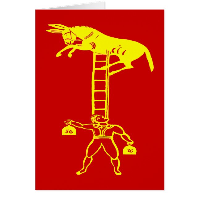 En équilibrant un ~ vivant d'âne CHANGEZ la carte (Devant)