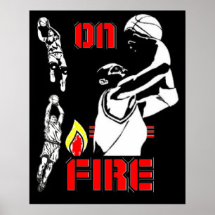 En feu - Basketball - affiche