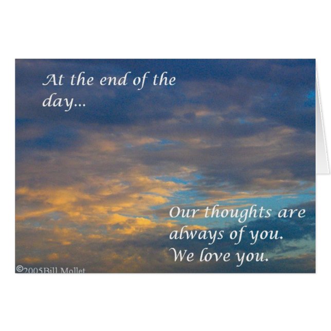 En fin de journée (Devant horizontal)