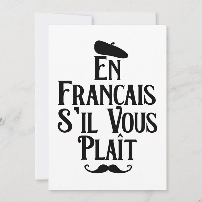 En Francais S'il vous Plait - Enseignant Français (Devant)