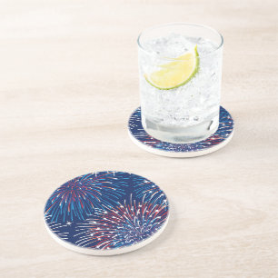 En Grès 4 juillet Dessous de verre de boisson Stone