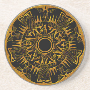 En Grès Amérindien 1 Dessous de verre