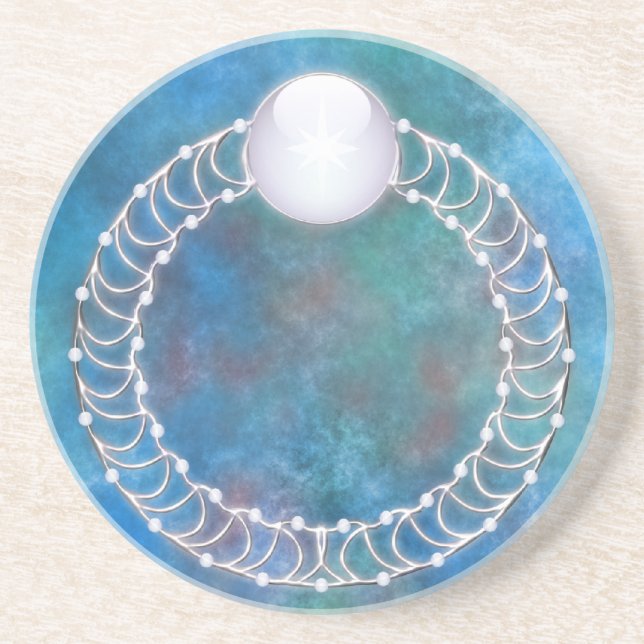 En Grès Anneau de Dessous de verre d'eau (Devant)