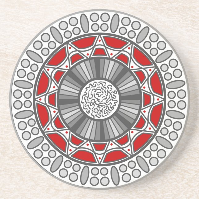 En Grès Aztec rencontre le Dessous de verre Alien (Devant)