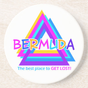 En Grès BERMUDA TRIANGLE dessous de verre