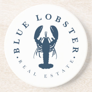En Grès Blue Lobster Immobilier Maine Dessous de verre de 
