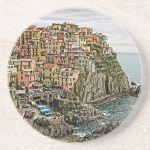 En Grès Bordure de l'Italie - Manarla - Dessous de verre d