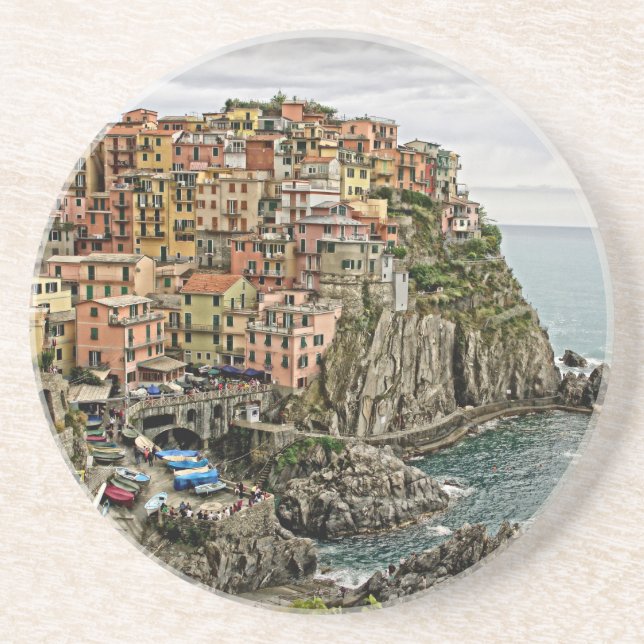 En Grès Bordure de l'Italie - Manarla - Dessous de verre d (Devant)