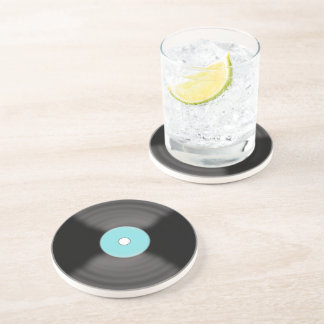 En Grès Cadeau dessous de verre pour boisson Disque Vinyle