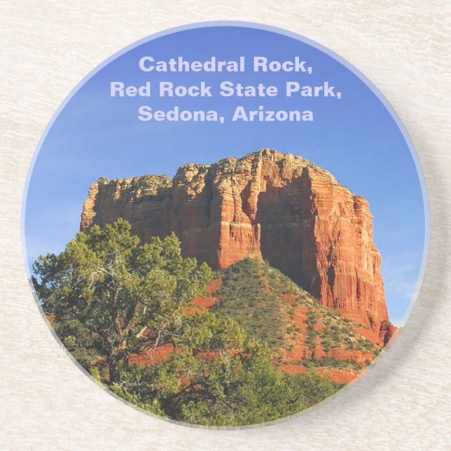 En Grès Cathedral Rock, Sedona, Arizona Dessous de verre (Devant)
