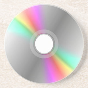 En Grès CD Music Disque Jockey Dessous de verre